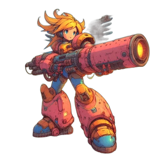 weapon, robot, staff, sword transparent PNG cut-out
