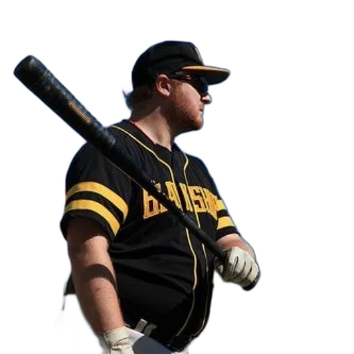 staff, baseball, player, black transparent PNG cut-out