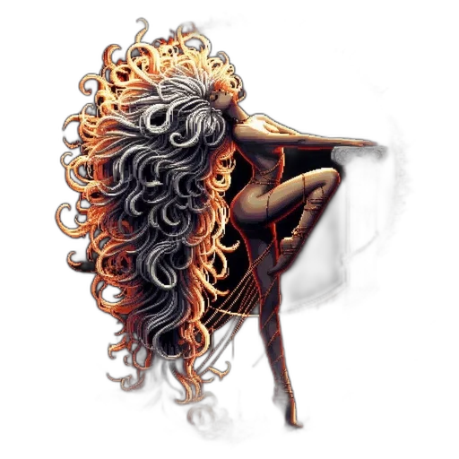 hair, mask, crown, shoes transparent PNG cut-out