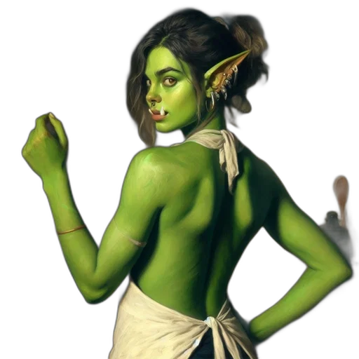 staff, creature, fantasy art, concept art transparent PNG cut-out