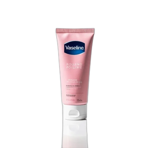 tube, vaseline, pink, label transparent PNG cut-out