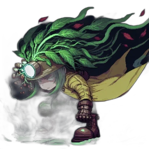creature, dragon, mask, staff transparent PNG cut-out