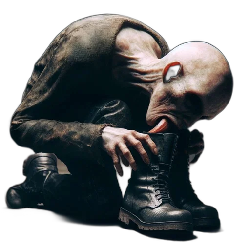 shoes, creature, face, mask transparent PNG cut-out