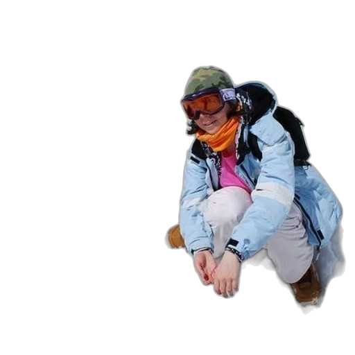 jacket, staff, hat, face transparent PNG cut-out