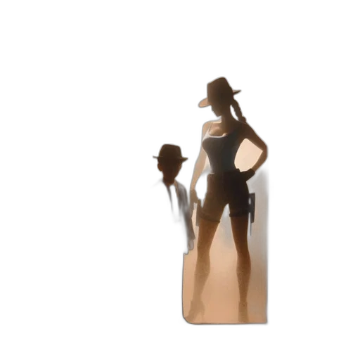 bottle, dress, hat, jewelry transparent PNG cut-out