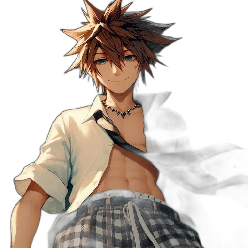 staff, anime, pixel art, watercolor transparent PNG cut-out