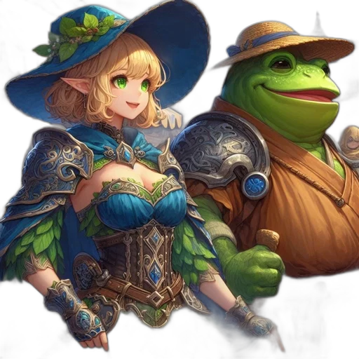 dragon, hat, staff, weapon transparent PNG cut-out