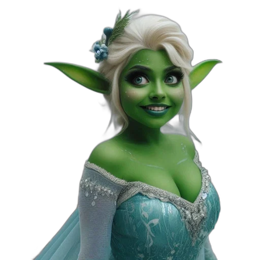 face, 3d render, concept art, fantasy art transparent PNG cut-out