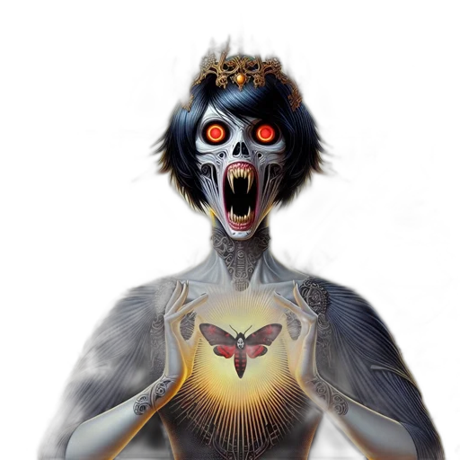 mask, creature, concept art, fantasy art transparent PNG cut-out