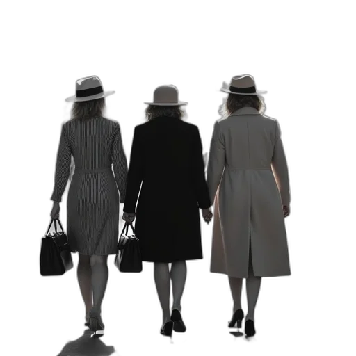 hat, dress, 3d render, concept art transparent PNG cut-out