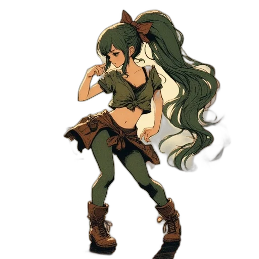 weapon, staff, anime, concept art transparent PNG cut-out