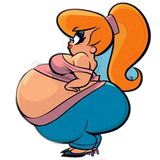 dress, concept art, cartoon, woman transparent PNG cut-out
