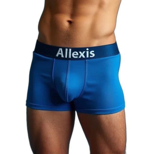 blue, boxershorts, word, allexis transparent PNG cut-out