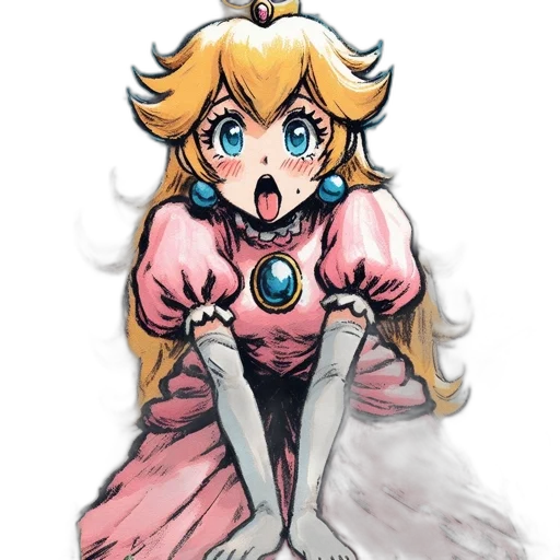 dress, crown, face, weapon transparent PNG cut-out