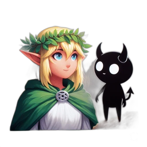 staff, mask, face, creature transparent PNG cut-out