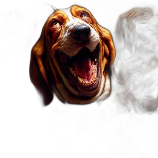 animal, creature, face, photorealistic transparent PNG cut-out
