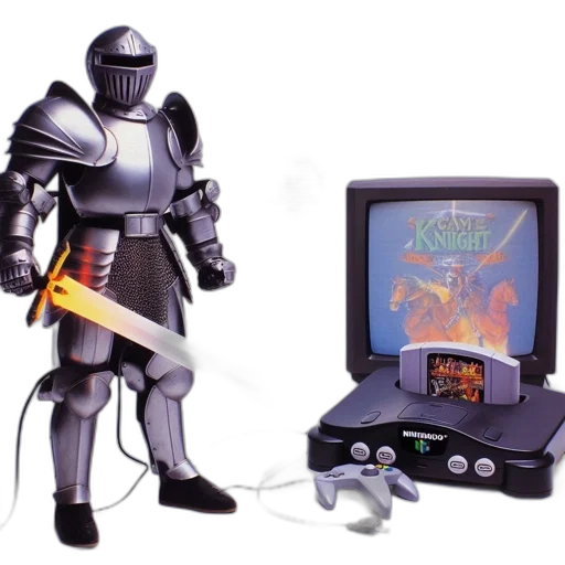 robot, dragon, weapon, vaporwave transparent PNG cut-out