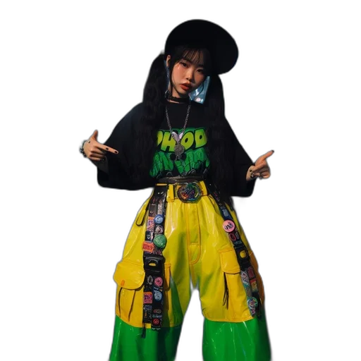 jacket, concept art, 3d render, cyberpunk transparent PNG cut-out