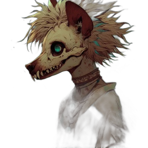 mask, dragon, creature, staff transparent PNG cut-out
