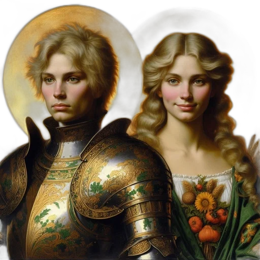 fantasy art, concept art, photorealistic, oil painting transparent PNG cut-out