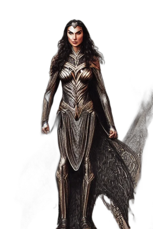 fantasy art, concept art, comic book art, photorealistic transparent PNG cut-out