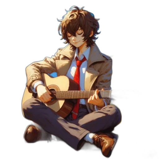jacket, cartoon, anime, watercolor transparent PNG cut-out