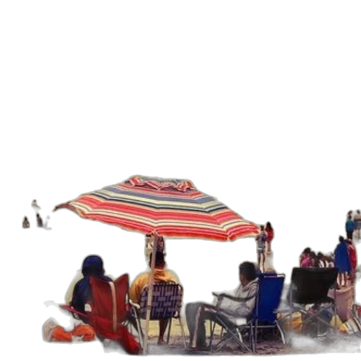 umbrella, furniture, staff, food transparent PNG cut-out