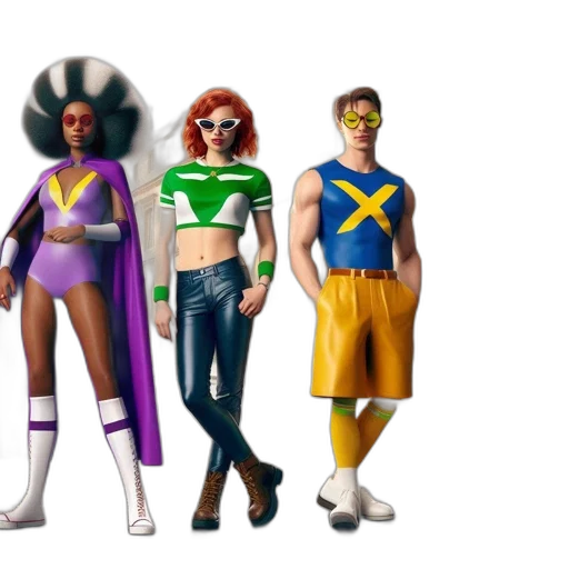 comic book art, concept art, 3d render, fantasy art transparent PNG cut-out
