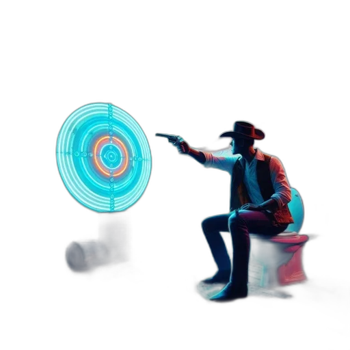 weapon, staff, hat, jacket transparent PNG cut-out