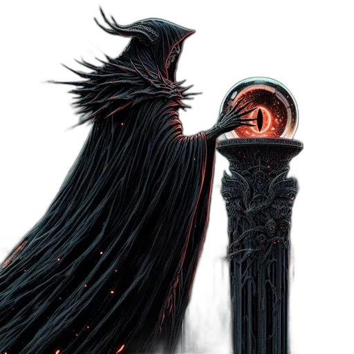 sword, hair, staff, mask transparent PNG cut-out