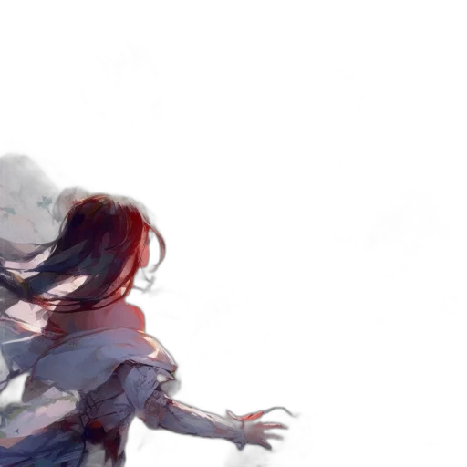 dress, concept art, anime, fantasy art transparent PNG cut-out