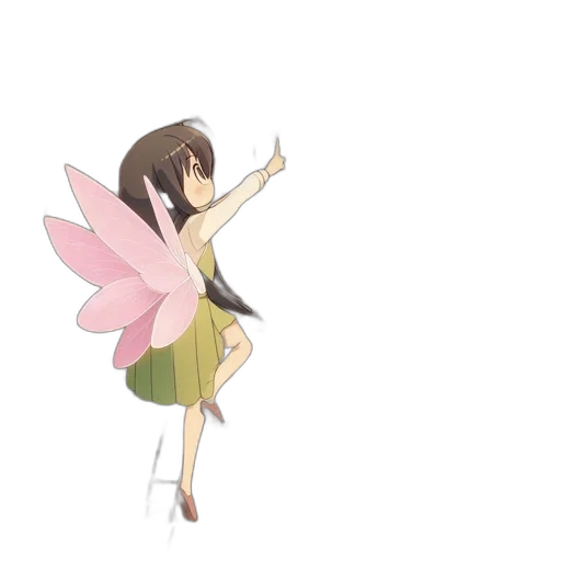 flower, dress, staff, weapon transparent PNG cut-out