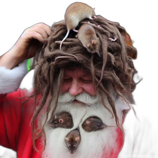 hair, mask, hat, face transparent PNG cut-out