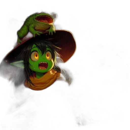 creature, dragon, mask, hat transparent PNG cut-out
