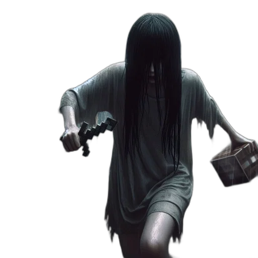 staff, hair, creature, mask transparent PNG cut-out