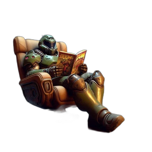 robot, furniture, weapon, staff transparent PNG cut-out