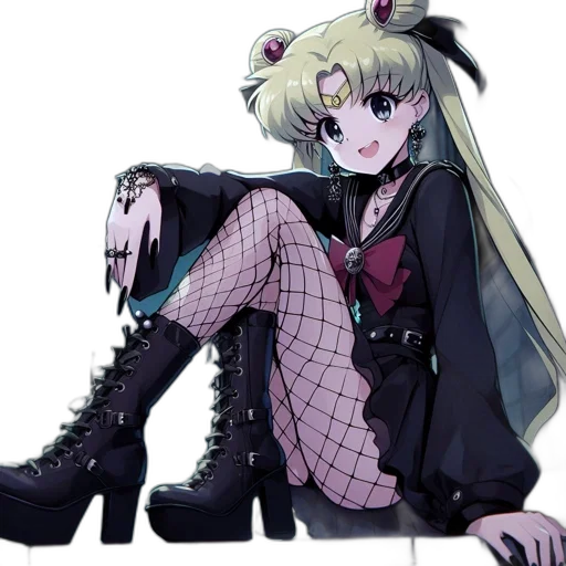 shoes, weapon, anime, cyberpunk transparent PNG cut-out