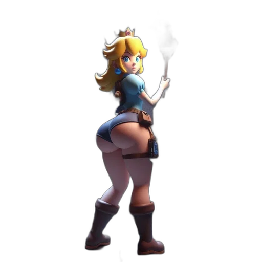 dress, crown, staff, weapon transparent PNG cut-out
