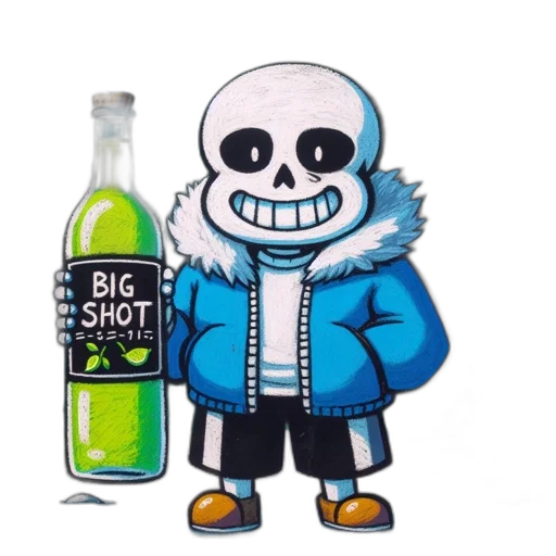 bottle, jacket, concept art, pixel art transparent PNG cut-out