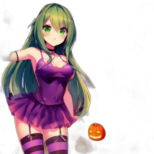 dress, staff, mask, fantasy art transparent PNG cut-out