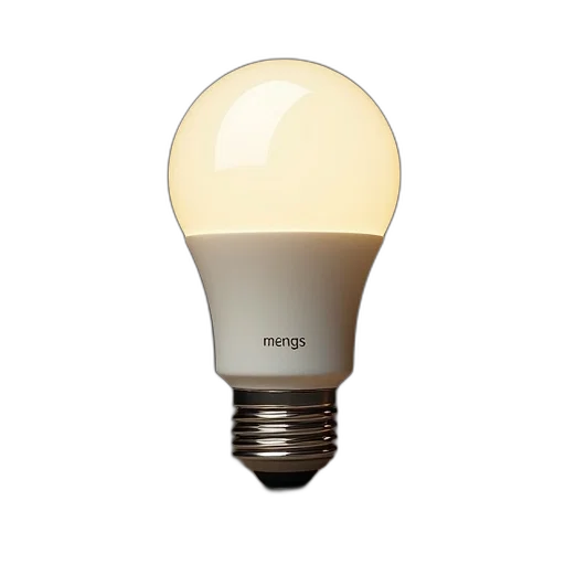 3d render, mengs, led, bulb transparent PNG cut-out