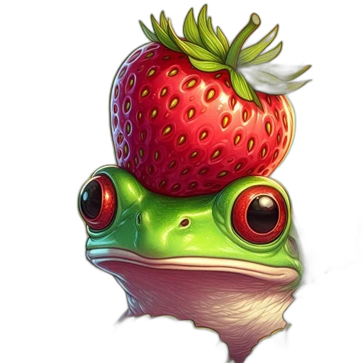 food, crown, face, creature transparent PNG cut-out