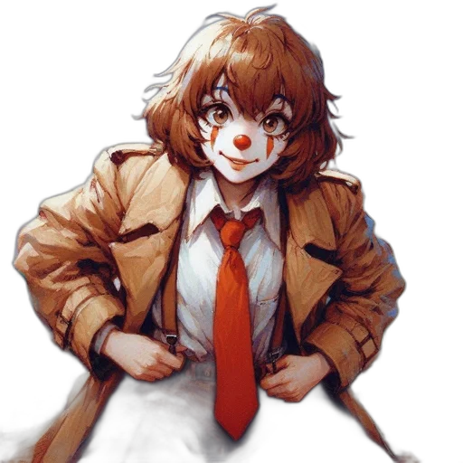 jacket, staff, face, animal transparent PNG cut-out