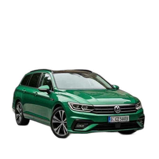car, 3d render, green, volkswagen transparent PNG cut-out