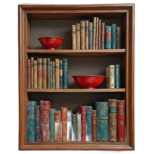 furniture, jewelry, photorealistic, oil painting transparent PNG cut-out