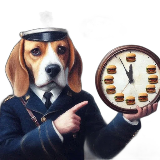 staff, animal, photorealistic, oil painting transparent PNG cut-out