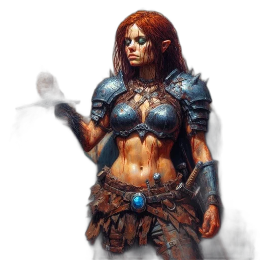 fantasy art, concept art, comic book art, pixel art transparent PNG cut-out