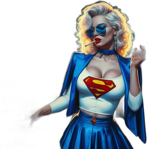 comic book art, concept art, fantasy art, cartoon transparent PNG cut-out