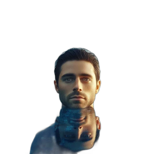 face, mask, staff, jacket transparent PNG cut-out