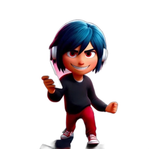 staff, jacket, face, 3d render transparent PNG cut-out